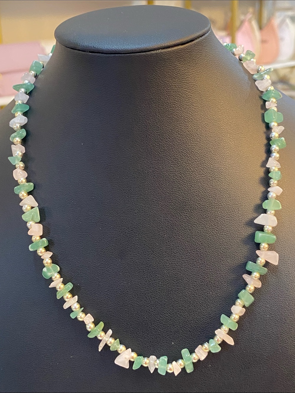 Some beaded necklace